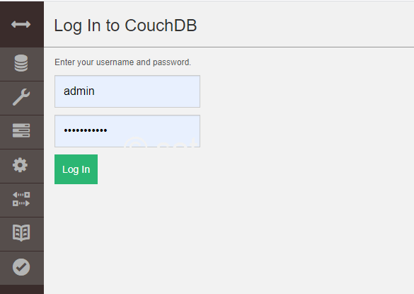 Логин CouchDB