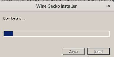 Установите Wine Gecko installer